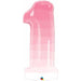 "38" Pink Ombre Number One Foil Balloon"
