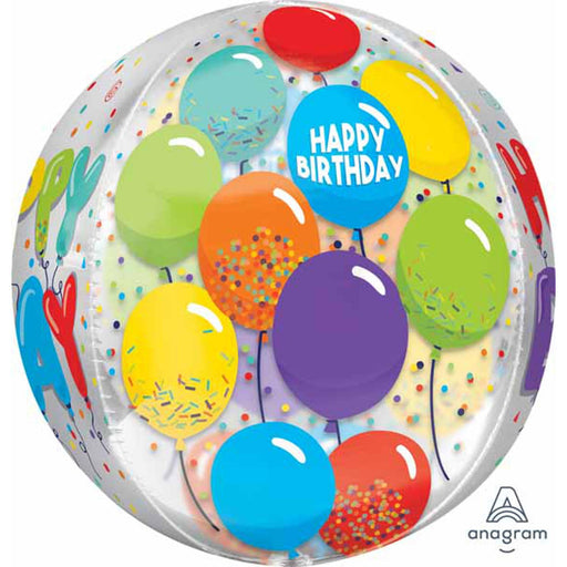 Birthday Celebration Balloon Package: 16" Orbz Xl + 20 G20 Balloons
