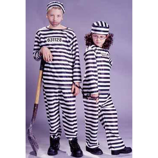 "Child Jailbird Costume - Large 12-14"