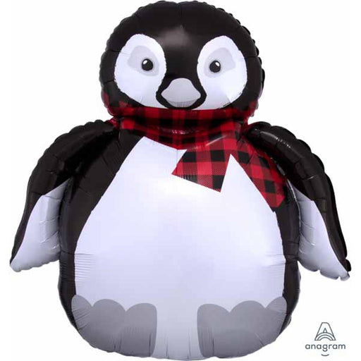 "Cozy Holiday Penguin Balloon Package - 28" Shape P30"