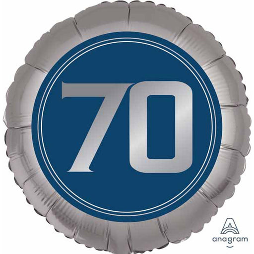 Happy Birthday Man 70 - 18" Flat Foil Balloon (10/Pk)