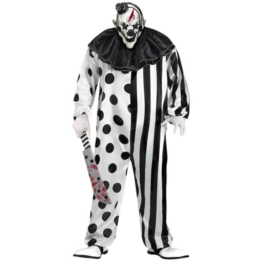 "Killer Clown Costume - Plus Size 6'2"/300L"