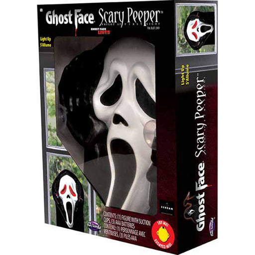 Lite Up Ghost Face Window Peeper.