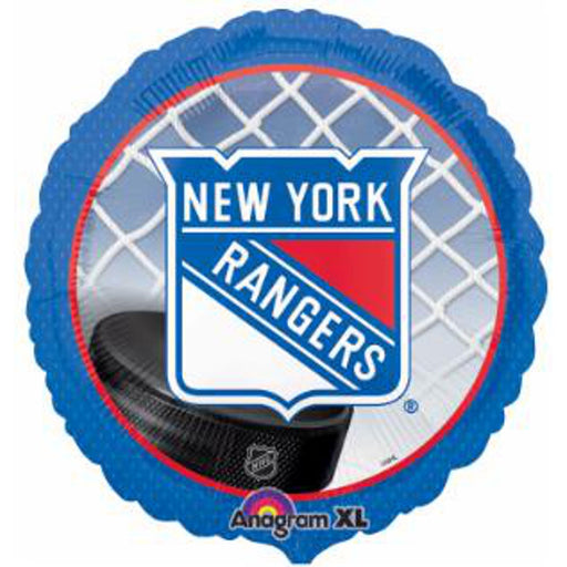 Ny Rangers 18" Round Sign & Vehicle Shield Package