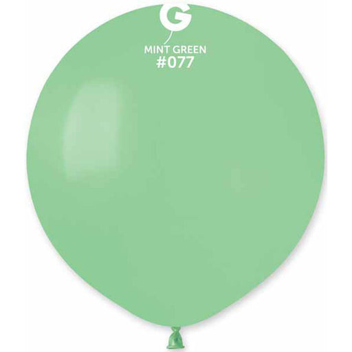 "Premium Quality Mint Green Latex Balloons (19", 25/Bag) By Gemar"