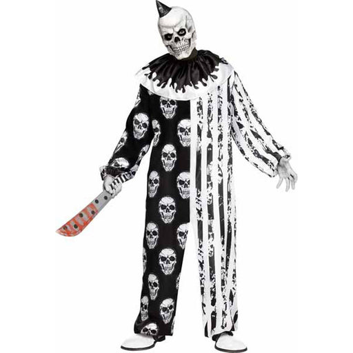 Skele-Clown Adult Costume.