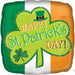 St. Patrick'S Day Balloon Package - 40 Shiny Square Helium Balloons (18 Inches) With Festive Imagery - St. Pats Day Sparkle S40.