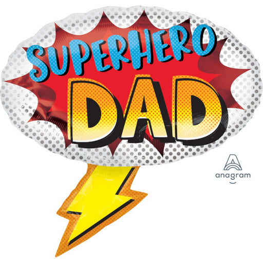 Superhero Dad 27″ Foil Balloon (3/Pk)
