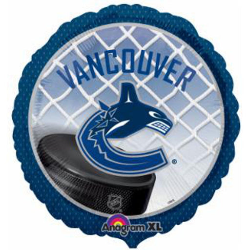 Vancouver Canucks 18" Round Sign And S65 Headphones Package