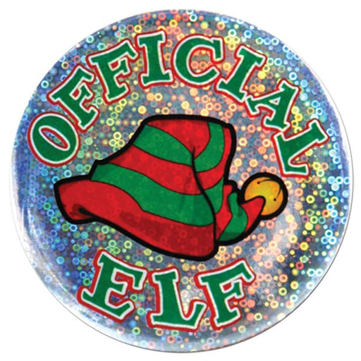 Official Elf 3.5" Button Wear the Elf Badge (3/Pk)