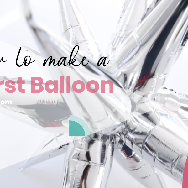 learn how to make a starburst ballooon