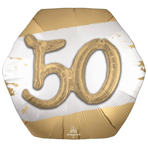 Golden Age 50th Birthday Foil Multi-Balloon
