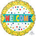 Welcome Lots of Dots 18-Inch Round Foil Balloon