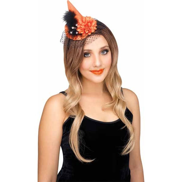 Orange Witch Hat Headband