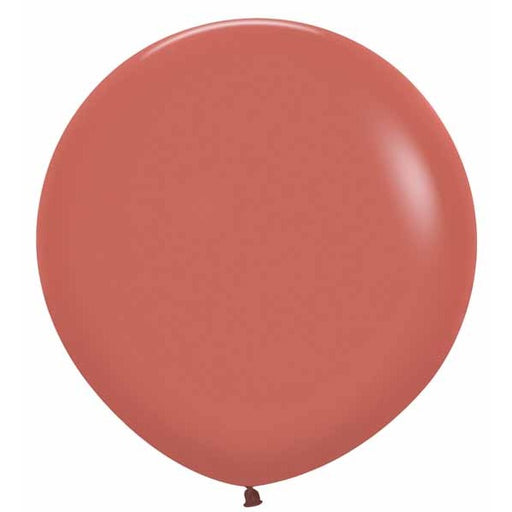 Deluxe Terracotta 24-Inch Latex Balloons, 10 Pack