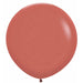 Deluxe Terracotta 24-Inch Latex Balloons, 10 Pack