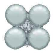 Metallic Silver MagicArch Large Foil Balloon Module