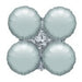 Metallic Silver MagicArch Large Foil Balloon Module