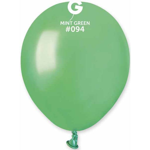 GEMAR 5" METALLIC MINT GREEN #094 100/