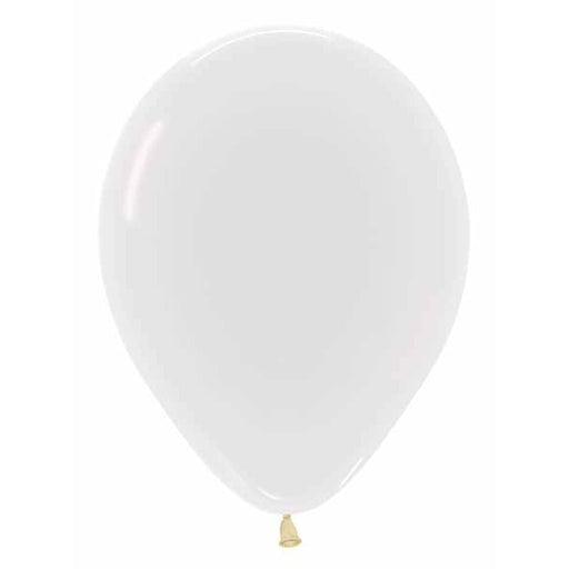Sempertex Crystal Clear 11" Latex Balloons, 50 Count