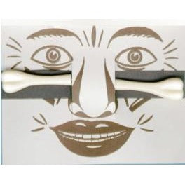 Faux Bone Through Nose Costume Accessory
