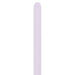 Sempertex 260 Pastel Matte Lilac Twisting Balloons, 50 Pack