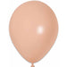 Trico Brown Cameo 12-Inch Latex Balloons, 8 Pack