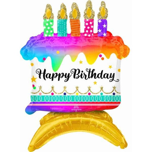 Birthday Cake 18-Inch Foil Balloon