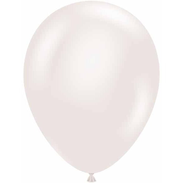 TUFTEX 5-Inch Pearl White Sugar Latex Balloons, 50 Count
