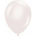 TUFTEX Pearl White Sugar 11-Inch Latex Balloons, 12 Count