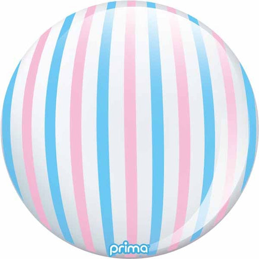 PRIMA STRIPE PINK BLUE 20" SPHERE 1/PK