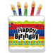 Happy Birthday Cake 26-Inch Foil Balloon