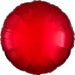 Anagram 18 Inch Metallic Red Round Foil Balloon