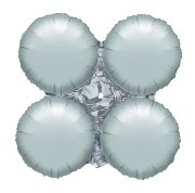 Metallic Silver MagicArch Large Foil Balloon Module