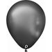 Prima Glam Charcoal 18-Inch Round Latex Balloons, 25 Count