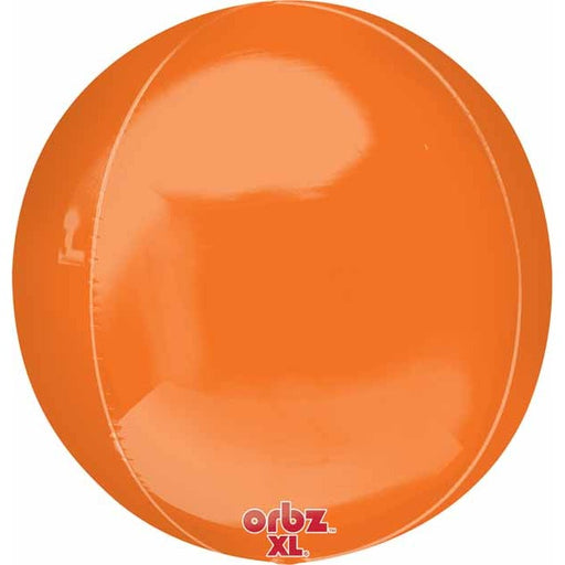 Orange Orbz XL Foil Balloon, 16 Inch