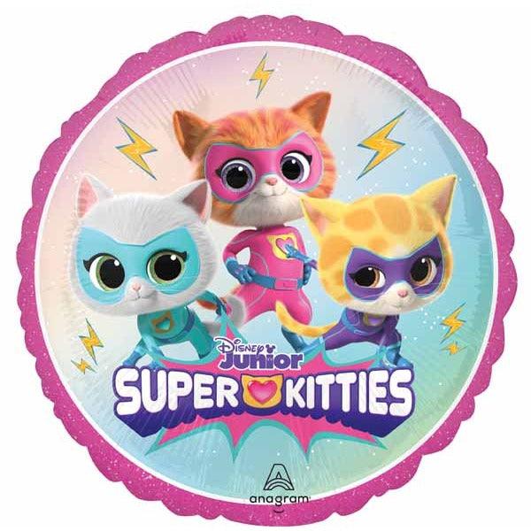 SuperKitties 18-Inch Round Foil Balloon