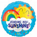Sending You Sunshine 18" Round Foil Balloon