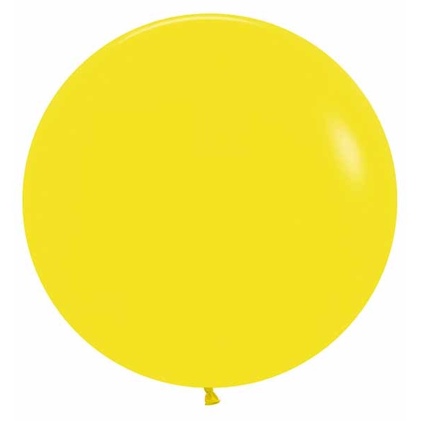Sempertex Yellow 24-Inch Latex Balloons, 10 Pack