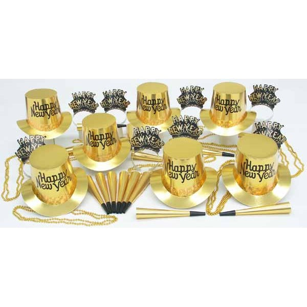 GOLD REGAL PARTY KIT FOR 50