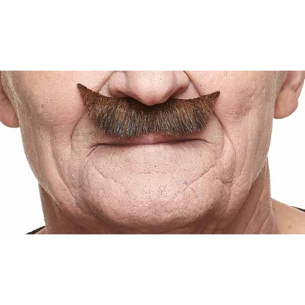 Brown and Red Costume Moustache, 8 x 2.5 cm