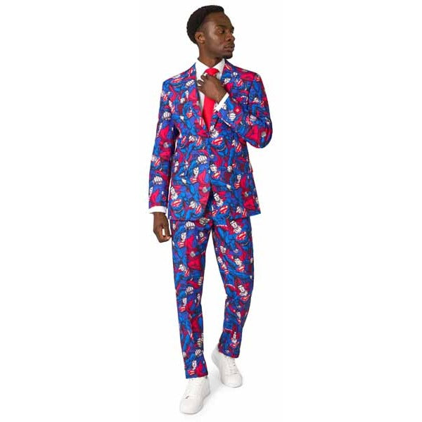 OppoSuits Superman The Man of Steel Men's Suit, Medium