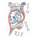 Tinsley Transfers Vintage D.B.D. Skull 1950 Temporary Tattoo