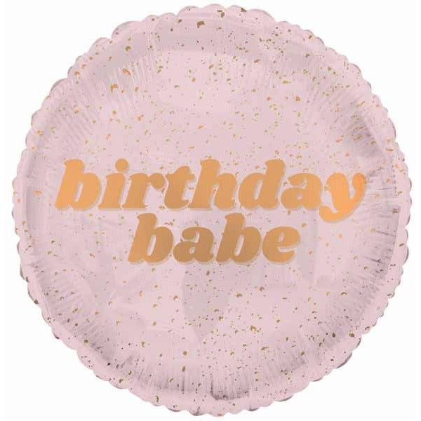 TUFTEX 18" 24K Birthday Babe Foil Balloon