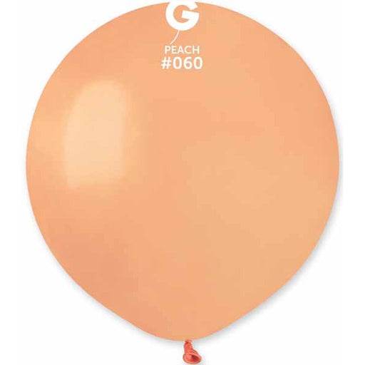 Gemar 19-Inch Peach Latex Balloons #060, 25 Count