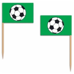 SOCCER BALL 2.5" PICKS 50/PKG