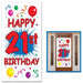 21st Birthday Door Cover, 30 Inches x 5 Feet