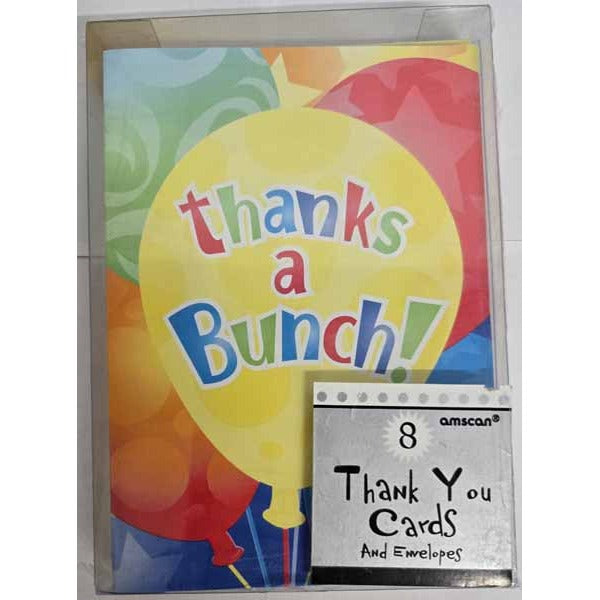 Fashion Floral Thank You Cards, 8 Pack
