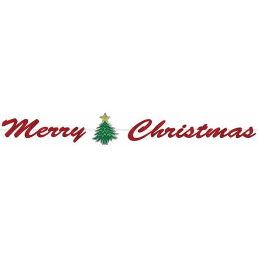 Merry Christmas Streamer, 6 ft