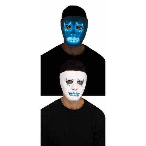 Illumo White Mask with Blue String